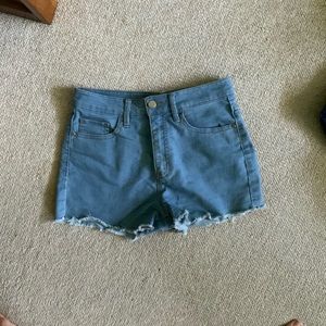 High waisted shorts